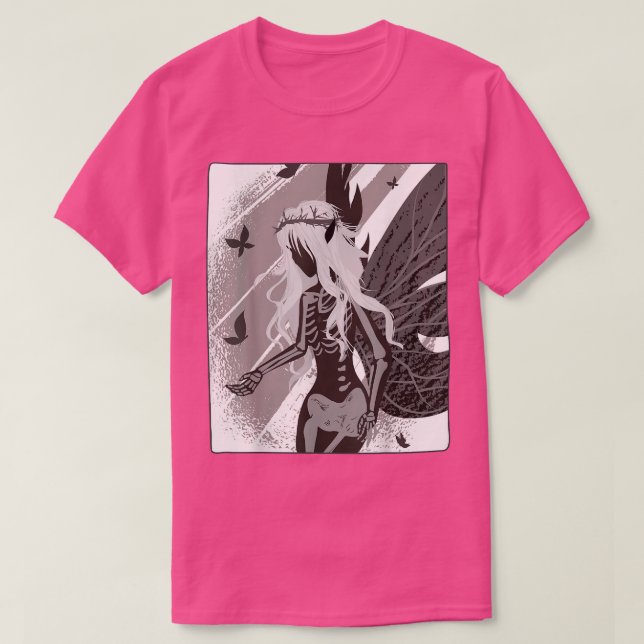 Mörken Fairywave Faecore Occult Gothic Fairy Grung T Shirt (Design framsida)