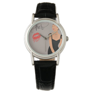 MÖRKEN FEMININENERGI ARMBANDSUR