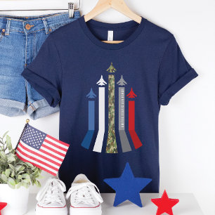 Mörken för bildande av flygplansdata för den milit t shirt