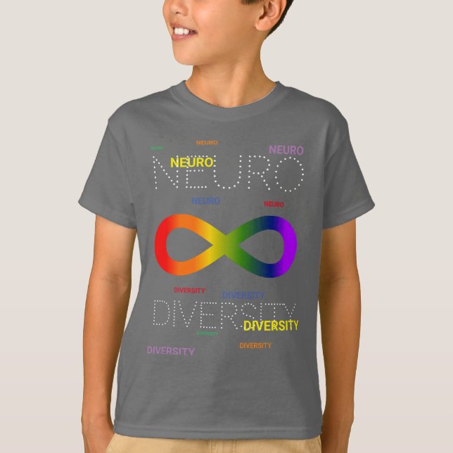 Mörken för den neurologiska mångfalden t shirt (Framsida)