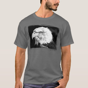 Mörken Grått Lägg till bild i Eleganten Eagle-mall T Shirt