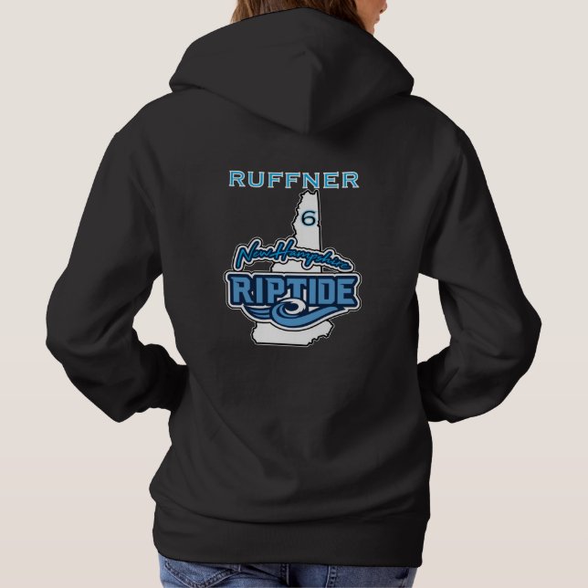 Mörken Hoodie för kvinnor T Shirt (Baksida)