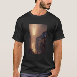 Mörken i Paris Gothic City Academia Goth Fantasy T Shirt