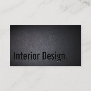 Mörken Inredingsdesign med fetstilt Elegant minim Visitkort