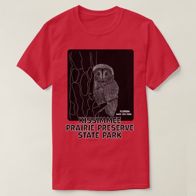 Mörken Kissimmee Prairie Preserve State Park Flori T Shirt (Design framsida)