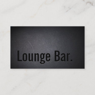 Mörken Lounge Pub minimalistisk fet Elegant Visitkort