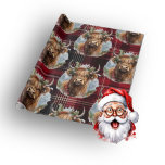 Mörken Red Highlander Cow i Juli Presentpapper<br><div class="desc">Jul Scottish Tartan mörk red Highlander Cow Wrapping Papper Denna färgstarka skotska tartaninslagning papper är sömlös. Det är en sammansättning av färgfulla hölander-kor,  kryssrutor och korsande linjer i korsat mönster som är associerade med olika skotska klorna.</div>