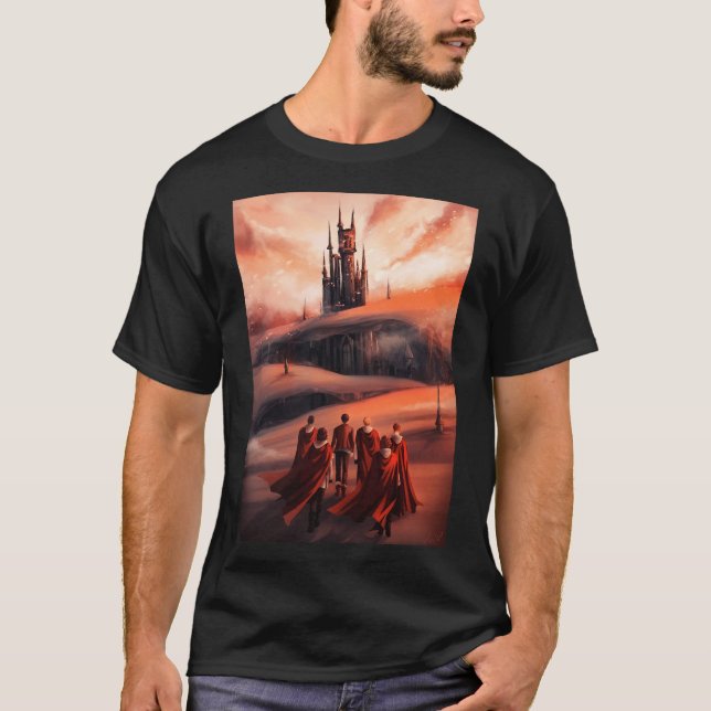 Mörken Torn Poster T Shirt (Framsida)