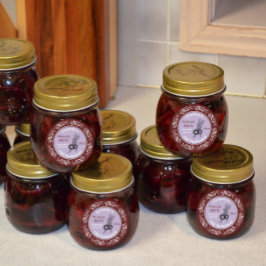 Mörken vintage Plockade beets-Anpassningsbarnas et Runt Klistermärke