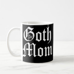 Mörken Womens Goth Mamma Gothic Text Gothcore Mor Kaffemugg