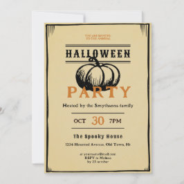 mörkens akademiska vintage inbjudningar