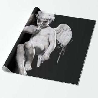 Mörkens ängelbild. Skallets Tattodesign. Blac Presentpapper