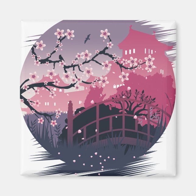 Mörkens Blommar Magnet (Framsidan)