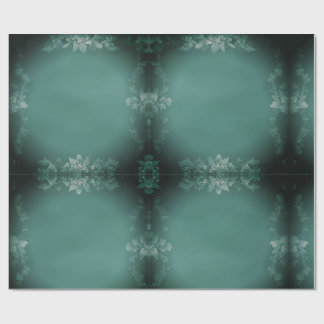 Mörkens Blommigt Presentpapper