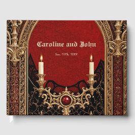 Mörkens elegans från det gotiska stil. gästböcker