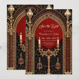 Mörkens elegans från det gotiska stil. spara datumet