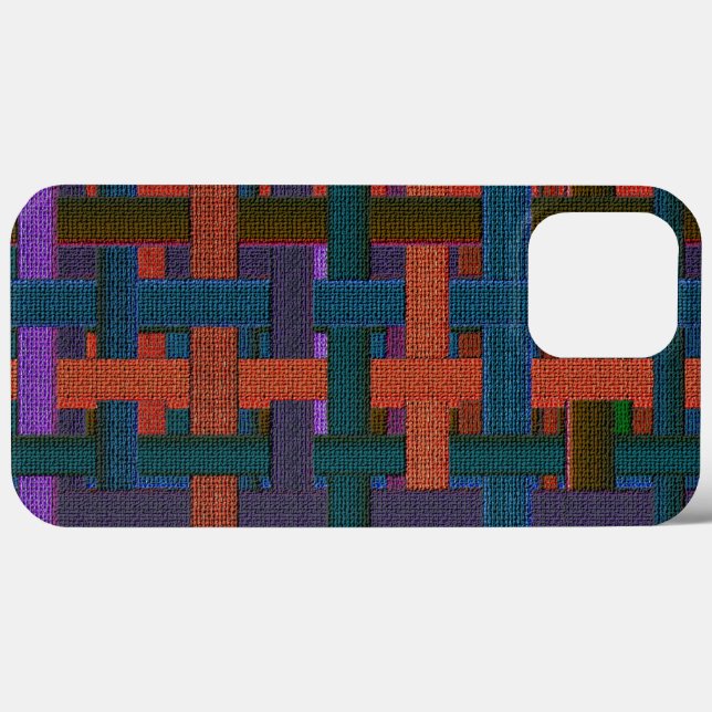 Mörkens färgad "plaid" i trasa eller arbetsytans u (Baksida (horisontell))