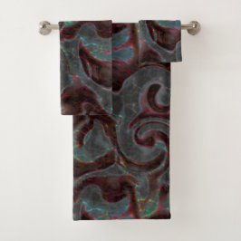 Mörkens färgad, spiral-delar och glödstroppar