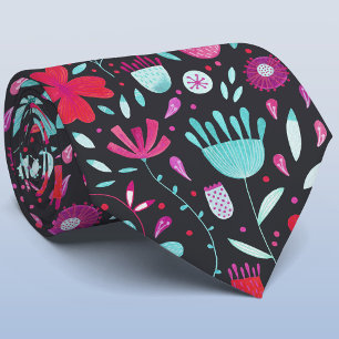 Mörkens färgen Flower Meadow Watercolor Slips