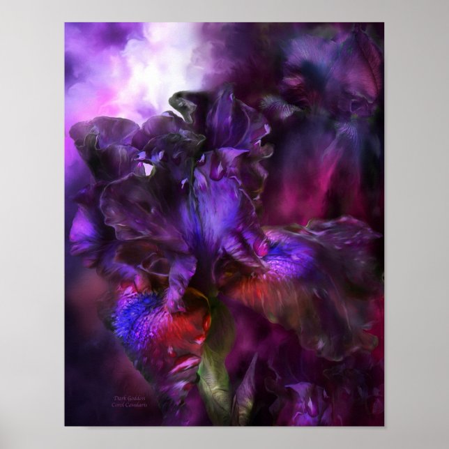 Mörkens gudinna - Iris Fine Art Poster/Skriv ut Poster (Framsidan)
