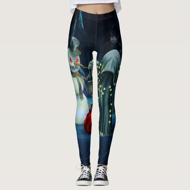 Mörkens jultid leggings (Framsida)
