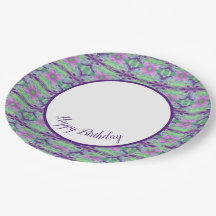 Mörkens Lila och Pappra födelsedag i Tallrikar