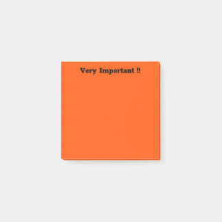 Mörkens Orange Post-it Block