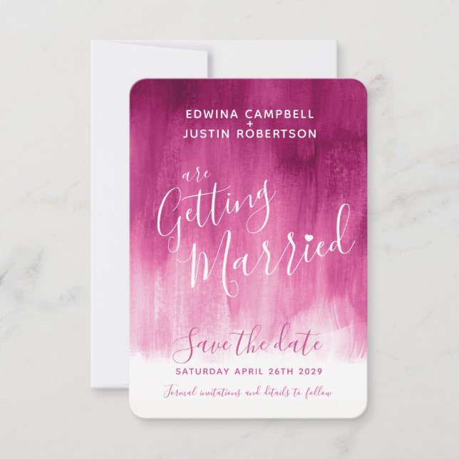 Mörkens rosa av modern abstrakt-konst spara datumk datumet (Framsida)