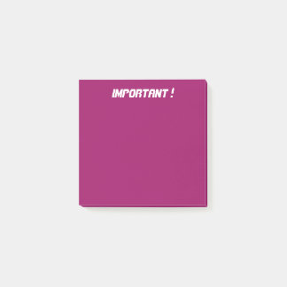 Mörkens Rosa Post-it Block