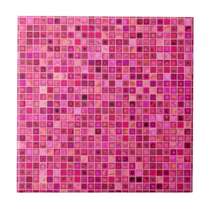 Mörkens Rosa "Watery" Mosaic Tile Mönster Kakelplatta