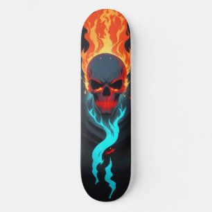 Mörkens skallbrand 4 mini skateboard bräda 18,5 cm