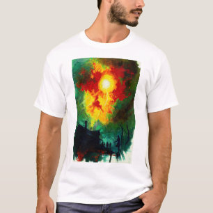 mörkens skogar, läskigt högspända t shirt