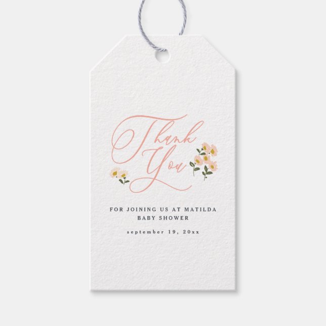 Mörkens svarte mamma för att bli babydusch tack. presentetikett (Framsidan)