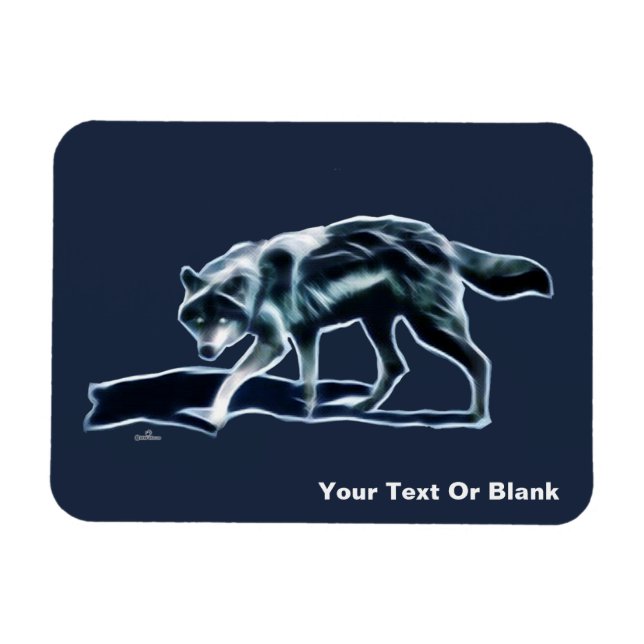 Mörkens Varg Magnet (Horisontell)