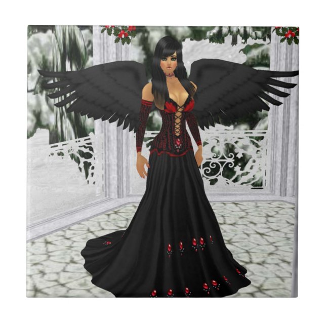 Mörkens vinkel kakelplatta (Framsidan)