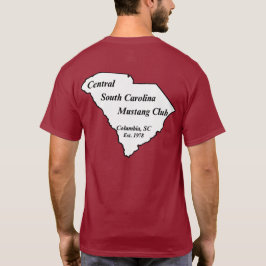 Mörkens vita bakgrund T-shirt