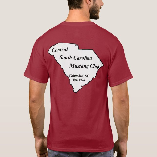 Mörkens vita bakgrund T-shirt (Baksida)