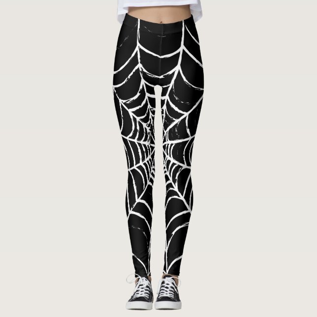 Mörkens Webben Leggings (Framsida)