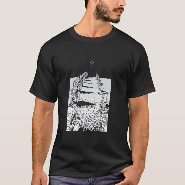 MÖRKER Goth Horror T Shirt (Framsida)