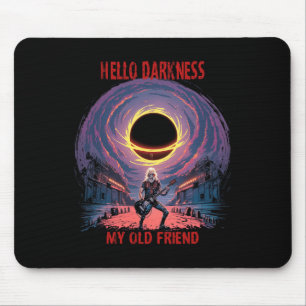 Mörker min gamla vän Solar Eclipse för Metalhead Musmatta