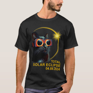 Mörker min vän Solar Eclipse April 8 2024 Funn T Shirt