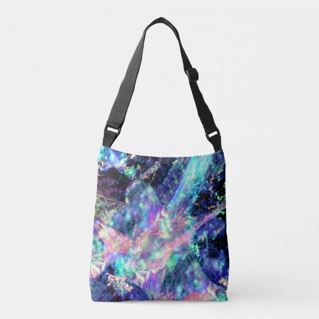 mörker och ljus, mörk opal: axelväska (Framsida)