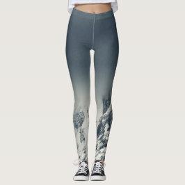 Mörker och moln som täcker berget leggings