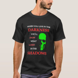 Mörker och Shadows Horror Halloween T Shirt