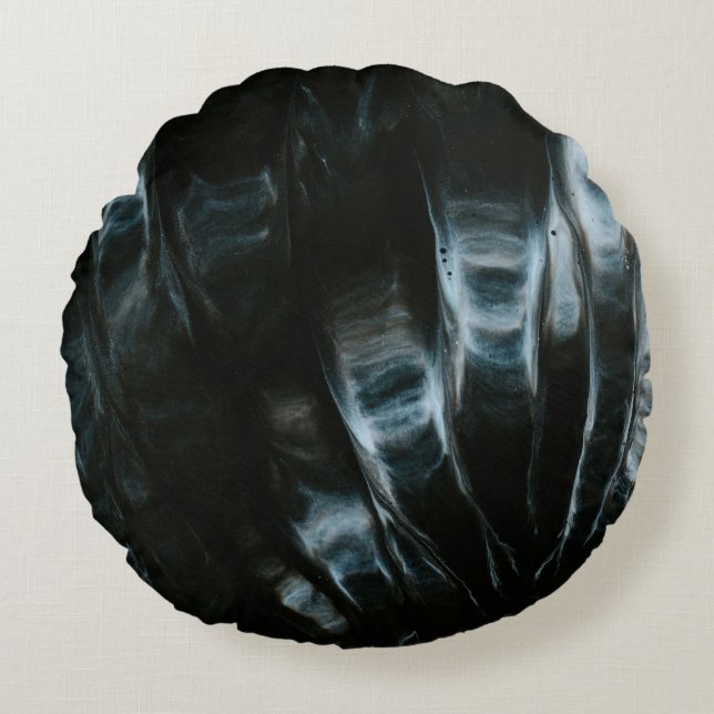 Mörker Rund Kudde (Framsidan)