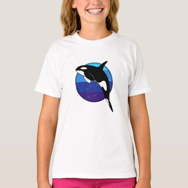 Mörkerval, orca t shirt (Framsida)