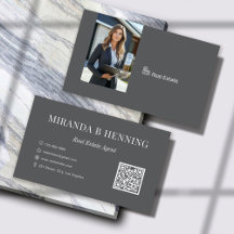 Mörkgrå Fastighetsmäklares Foto QR-kod