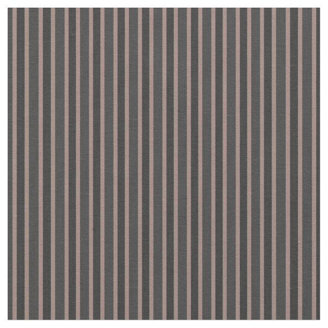 mörkgrå, kolgrå och mauve rosa ränder tyg (Närbild)
