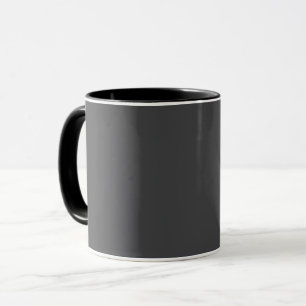 Mörkgrå Mugg
