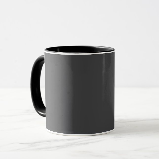 Mörkgrå Mugg (Framsida vänster)